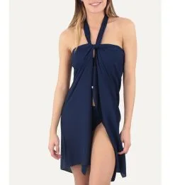 Janine Robin Paréo De Plage Long Uni Charme