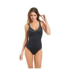 Tessy Maillot De Bain Une Pièce Uni Sport Deil