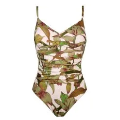 MARYAN MEHLHORN Maillot De Bain Une Pièce Imprimé Feuilles Avec Mousses Journey