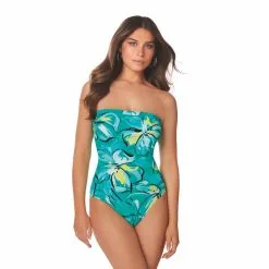 ROIDAL Maillot De Bain Une Pièce Bustier Mandri -Maillots Femmes Soldes MANDRI BUSTOE