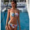 Tessy Maillot De Bain Deux Pièces Fleuri Bandeau Adara