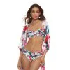 ROIDAL Maillot Bandeau Deux Pieces Fleuri Alison