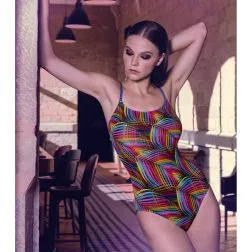 Nicole Olivier Maillot De Bain Une Pièce Seconde Peau Alpaga