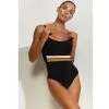 MARYAN MEHLHORN Maillot De Bain Une Pièce Uni Noir Avec Armatures Antagonist