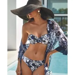ROIDAL Maillot De Bain Bandeau Deux Pièces Avec Coques Arlet