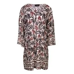 Lidea Tunique Imprimé Beige Et Noir Balance