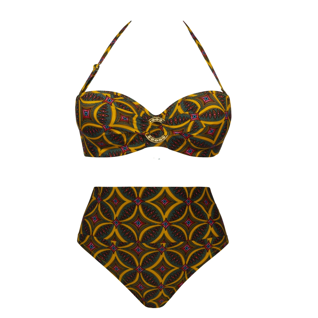 ANTIGEL Bikini Bandeau 2 Pièces La Muse Africa 2 ANTIGEL Bikini Bandeau 2 Pièces La Muse Africa – Image 2