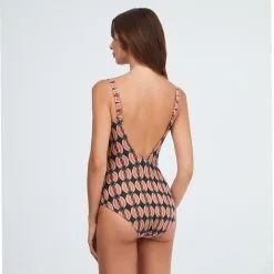 Nuria Ferrer Maillot Une Pièce Avec Mousses Multicolore Bianca -Maillots Femmes Soldes bianca dos