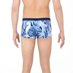 Hom Papagayo -Maillots Femmes Soldes boxerpapagayobleu dos