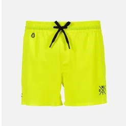 Maillot De Bain Short Pour Hommes Uni Stretch Coolz -Maillots Femmes Soldes coolz jaune