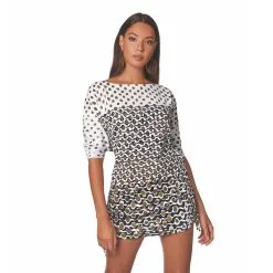 ROIDAL Robe Tee Shirt élégante Dina