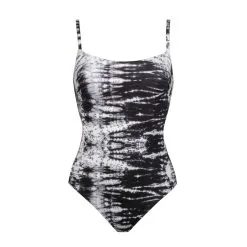 MARYAN MEHLHORN Maillot De Bain Une Pièce Avec Mousses Noir Et Blanc Discovery