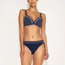 Lidea Maillot De Bain Deux Pièces Bonnet Profond Dot -Maillots Femmes Soldes dot 2p coques p face