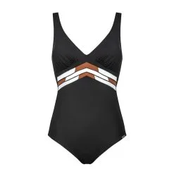 Charmline Maillot Une Pièce Décolleté En V Avec Mousses Earth Tunes
