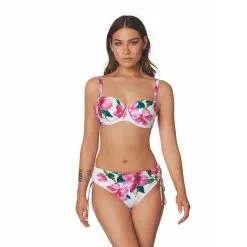 ROIDAL Maillot De Bain 2 Pièces Avec Coques Imprimé Fleuri Elsa