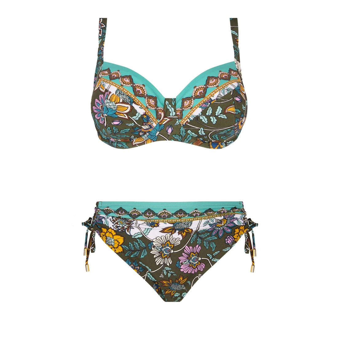 LISE CHARMEL Maillot Deux Pièces Avec Armatures Bonnet Profonds Fleur Persane 2 LISE CHARMEL Maillot Deux Pièces Avec Armatures Bonnet Profonds Fleur Persane – Image 2