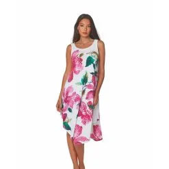 ROIDAL Robe De Plage Fleurie Sans Manches Janira