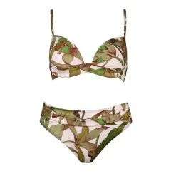 MARYAN MEHLHORN Maillot De Bain 2 Pièces Avec Coques Imprimé Feuillages Journey