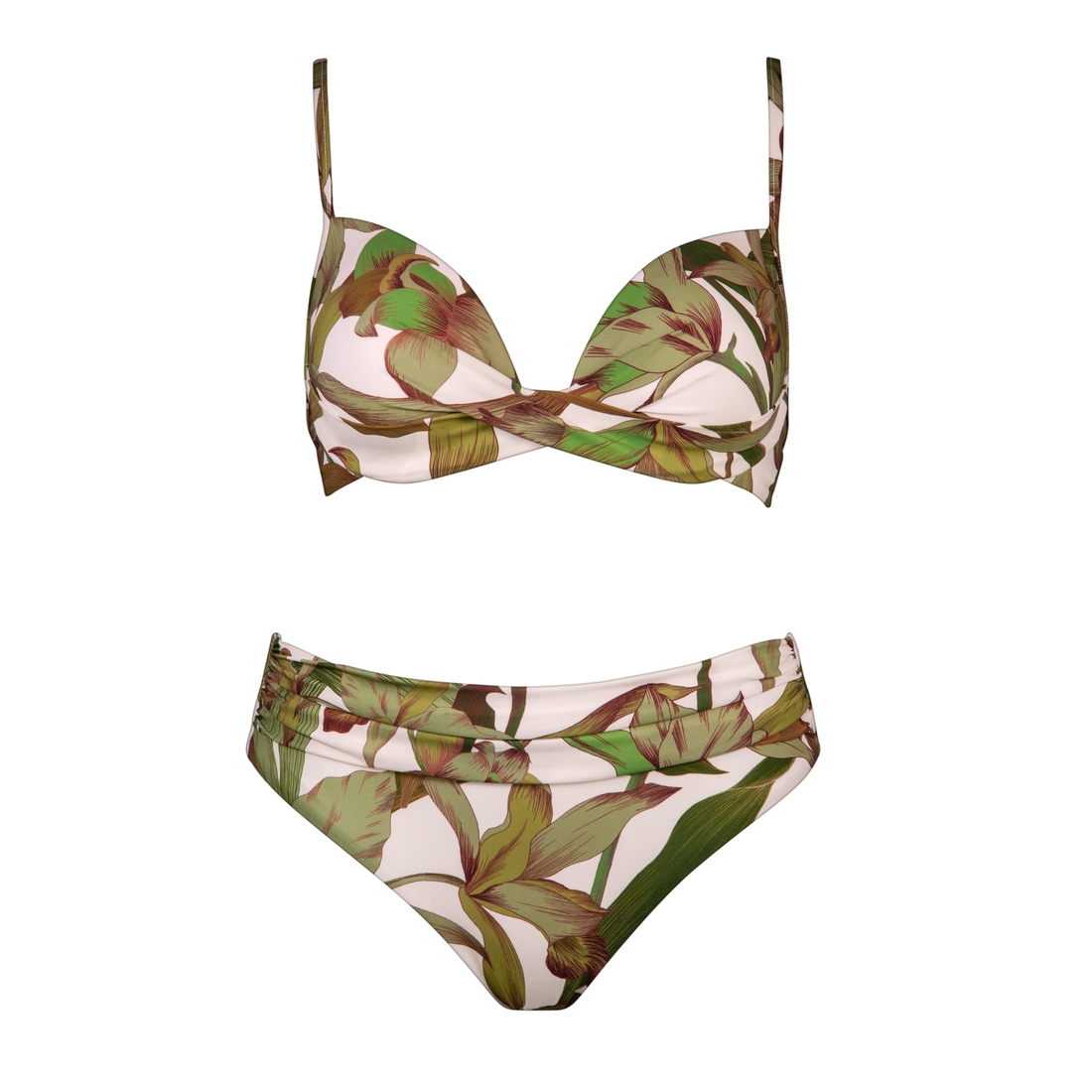 MARYAN MEHLHORN Maillot De Bain 2 Pièces Avec Coques Imprimé Feuillages Journey 1 MARYAN MEHLHORN Maillot De Bain 2 Pièces Avec Coques Imprimé Feuillages Journey