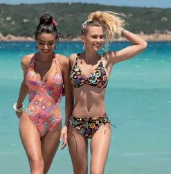 ANTIGEL Maillot Bonnets Profonds Deux Pièces Triangle La Muse Des Fleurs