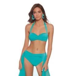 ROIDAL Maillot Bandeau Deux Pièces Avec Coques Drapé Lorena