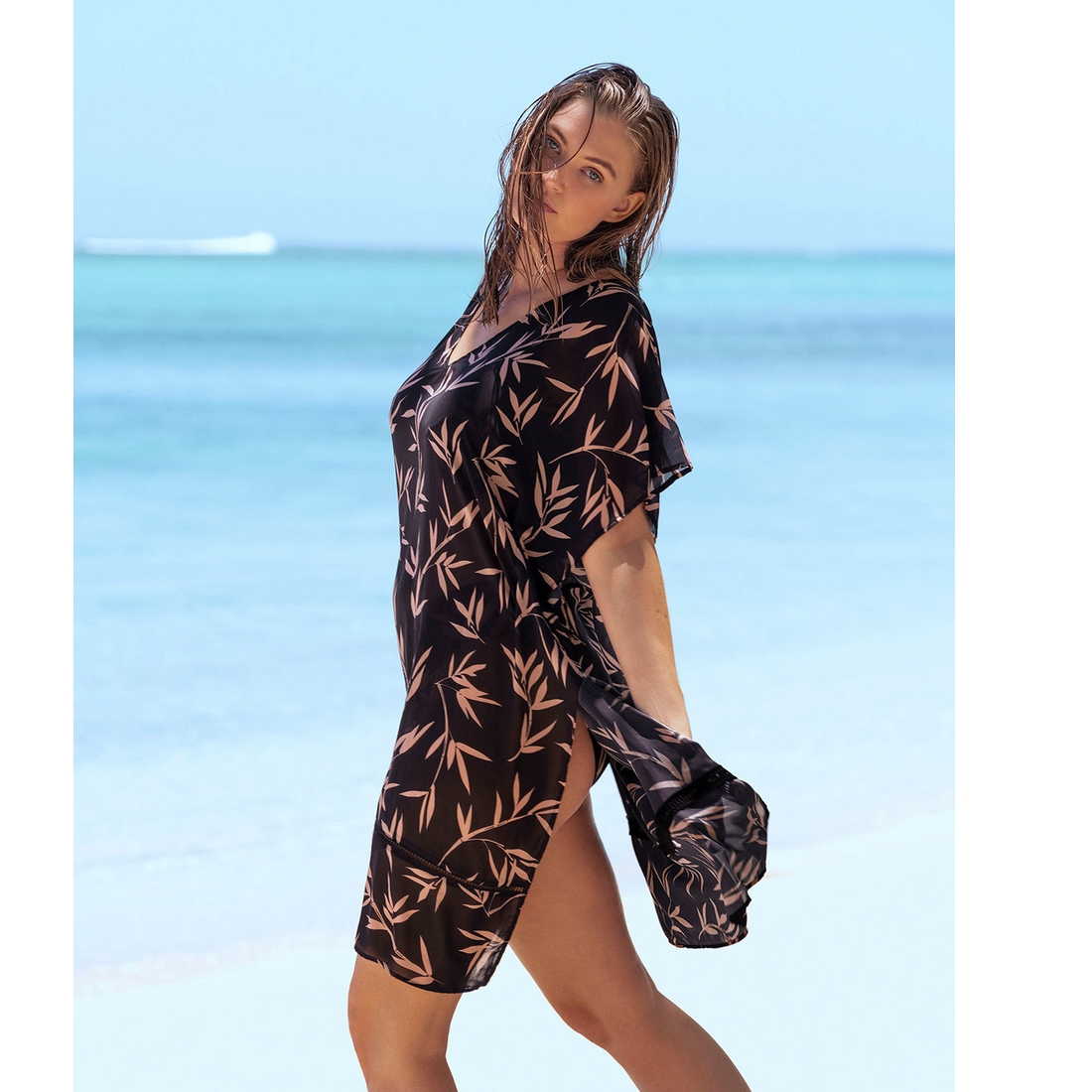 Tunique De Plage Impirmé Luna Bay 1 Tunique De Plage Impirmé Luna Bay