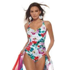 ROIDAL Maillot De Bain Classique Une Piece Avec Mousses Marga