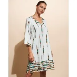 Charmline Tunique De Plage Légère Et Fluide En Polyester Mikado Play