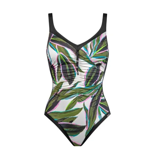 Charmline Maillot De Bain Une Pièce Avec Mousses Neo Foliage -Maillots Femmes Soldes neo foliage mousse