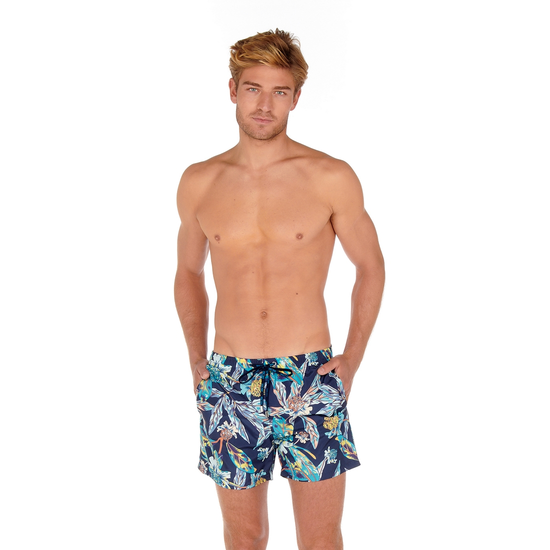 Hom Short Imprimé Fond Marine Paradisio 1 Hom Short Imprimé Fond Marine Paradisio