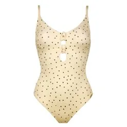 Watercult Maillot De Bain Une Pièce Avec Mousses écru Seaside Dots