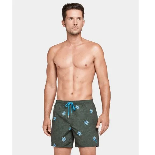 IMPETUS Short De Bain Imprimé Tortue -Maillots Femmes Soldes short 1806 face