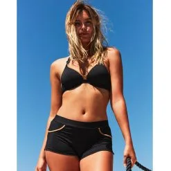 Janine Robin Short Pour Femmes Noir Venezia