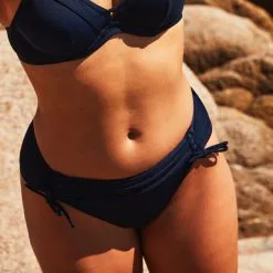 Janine Robin Slip Réglable Uni Marine Grace