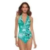 ROIDAL Maillot De Bain Une Piece Body Tour De Cou Tahiti