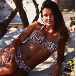 Janine Robin Maillot De Bain 2 Pièces Bandeau Panthère Tanza
