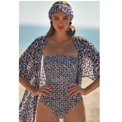 ROIDAL Maillot De Bain Bustier Une Pièce élégant Taria