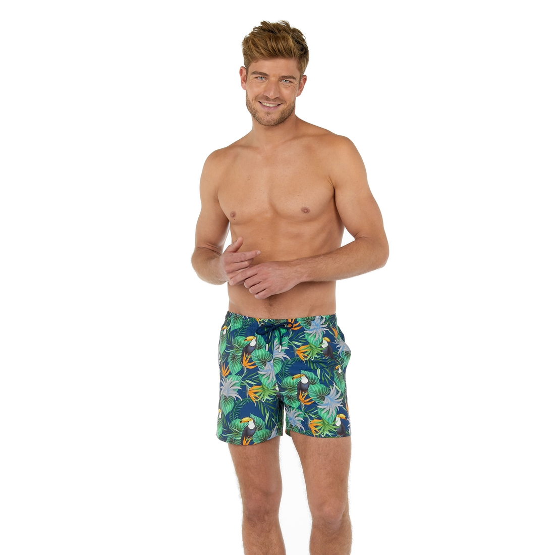 Hom Maillot De Bain Short Imprimé Toucan 1 Hom Maillot De Bain Short Imprimé Toucan