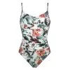 MARYAN MEHLHORN Maillot De Bain Avec Armatures Une Pièce Plissé Tropic