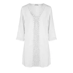 Charmline Tunique Blanche En Viscose